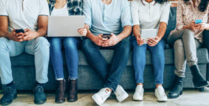 People Sitting on sofa